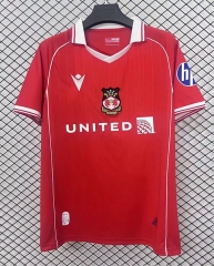 (S-4XL) 25-26 Wrexham Home Red Thailand Soccer Jersey AAA-2044