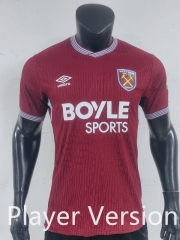 Player Version 25-26 West Ham United Home Red Thailand Soccer Jersey AAA-0871