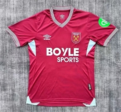 (S-4XL) 25-26 West Ham United Home Red Thailand Soccer Jersey AAA-GB