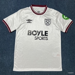 25-26 West Ham United Away White Thailand Soccer Jersey AAA-8430