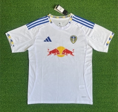 (S-4XL）25-26 Leeds United Home White Thailand Soccer Jersey AAA-403