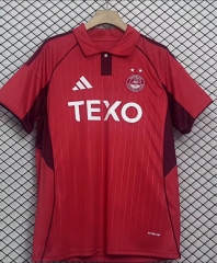 (S-4XL) 25-26 Aberdeen Home Red Thailand Soccer Jersey AAA-2044