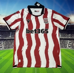25-26 Stoke City Home White&Red Thailand Soccer Jersey AAA-3066