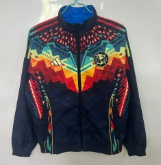 25-26 Club América Double-sided Embroidered Thailand Trench Coats-0255