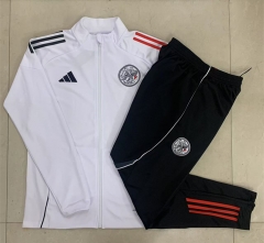 2025-2026 Ajax White Thailand Soccer Jacket Uniform-815