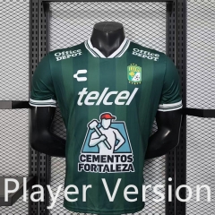 Player Version 2025-2026 Club León Home Green Thailand Soccer Jersey AAA-888