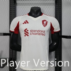 Player Version 25-26 Liverpool Away White Thailand Soccer Jersey AAA-888