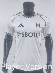 Player Version 25-26 Fulham Home White Thailand Soccer Jersey AAA-0871