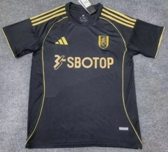 (S-4XL) 25-26 Fulham 2nd Away Black Thailand Soccer Jersey AAA