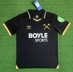 ( S-4XL ) 25-26 West Ham United 2nd Away Black Thailand Soccer Jersey AAA-403