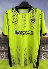 (S-4XL) 2025-2026 Portsmouth 2nd Away Fluorescent green Thailand Soccer Jersey AAA-2044