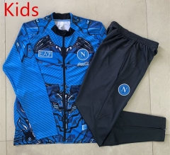 25-26 Napoli Ink Jet Blue Kids/Youth Soccer Jacket Uniform-815