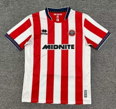 (S-4XL) 25-26 Sheffield United Home Red&White Thailand Soccer Jersey AAA-512