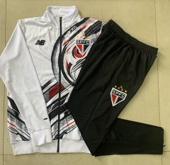 2025-2026 Sao Paulo White Thailand Soccer Jacket Uniform-815