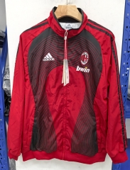Retro Version AC Milan Red&Black Embroidered Waterproof Coat -8268