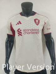 Player Version 25-26 Liverpool Away Beige Thailand Soccer Jersey AAA-0871