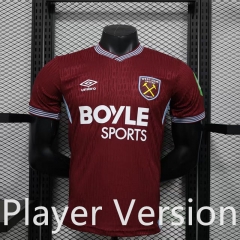 Player Version 25-26 West Ham United Maroon Thailand Soccer Jersey AAA-888