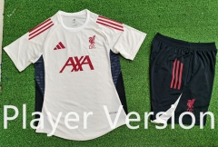 Player Version 25-26 Liverpool White Thailand Soccer Uniform-9926