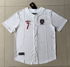 25-26 Portugal White Thailand Baseball Jersey AAA-807