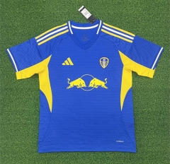 (S-4XL) 25-26 Leeds United Away Blue Thailand Soccer Jersey AAA-403