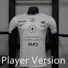 Player Version 25-26 Al Ittihad Saudi Away White Thailand Soccer Jersey AAA-888