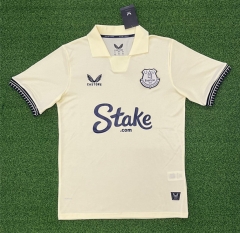 (S-4XL) 25-26 Everton 2nd Away Light Yellow Thailand Soccer Jersey AAA-403