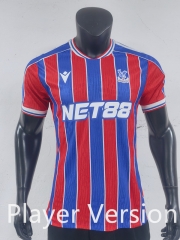 Player Version 2025-2026 Crystal Palace Home Blue&Red Thailand Soccer Jersey AAA-0871