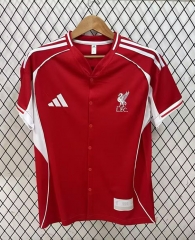 25-26 Liverpool Red Thailand Baseball Jersey AAA-7209