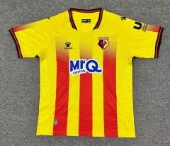 (S-4XL) 25-26 Watford Home Red&Yellow Thailand Soccer Jersey AAA-512