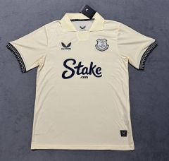 (S-4XL) 25-26 Everton Away Light Yellow Thailand Soccer Jersey AAA-4506