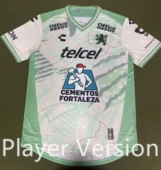 (S-4XL) Player Version 2025-2026 Club León Away White&Green Thailand Soccer Jersey AAA-912
