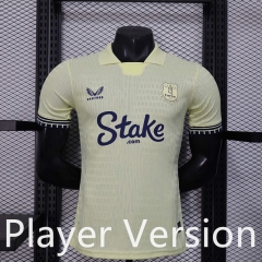 Player Version 25-26 Everton 2nd Away Light Yellow Thailand Soccer Jersey AAA-888