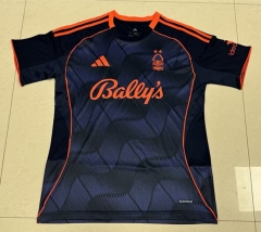 (S-4XL) 2025-2026 Nottingham Forest 2nd Away Blue&Black Thailand Soccer jersey AAA-GB
