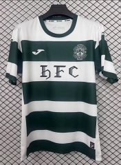 (S-4XL) 150th Anniversary Hibernian F.C White&Green Thailand Soccer Jersey AAA-2044
