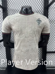 Player Version 2025-2026 Special Version  Portugal Beige Thailand Soccer Jersey AAA-3596