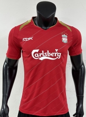 Retro Version 05-06 Liverpool Home Red Thailand Soccer Jersey AAA-3685