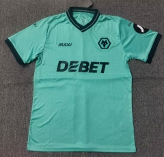 (S-4XL) 25-26 Wolverhampton Wanderers Away Green Thailand Soccer Jersey AAA-5378