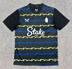 (S-4XL) 25-26 Everton 2nd Away Black Thailand Soccer Jersey AAA-512