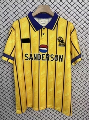 (S-4XL )Retro Version 1995 Sheffield Wednesday Away Yellow Thailand Soccer Jersey AAA-2044