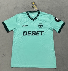 25-26 Wolverhampton Wanderers Away Green Thailand Soccer Jersey AAA-4506