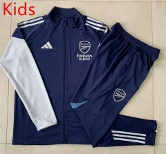 2025-2026 Arsenal Royal Blue Kids/Youth Soccer Jacket Uniform-815