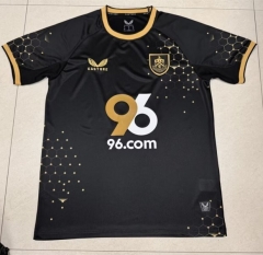 (S-4XL) 2025-2026 Burnley 2nd Away Black Thailand Soccer Jersey AAA-GB