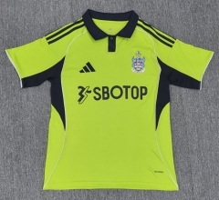 (S-4XL) 25-26 Fulham Away Fluorescent Green Thailand Soccer Jersey AAA-4927