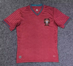 25-26 Portugal Home Red Thailand Soccer Jersey AAA-9070