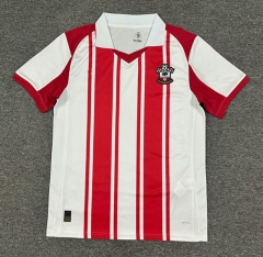 (S-4XL) 25-26 Southampton Home Red&White Thailand Soccer Jersey AAA-512