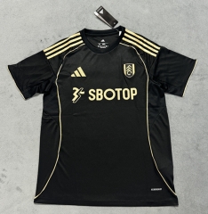 (S-4XL) 25-26 Fulham 2nd Away Black Thailand Soccer Jersey AAA-4506