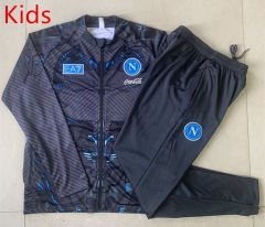 25-26 Napoli Ink Jet Dark Gray Kids/Youth Soccer Jacket Uniform-815