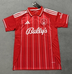 (S-4XL) With Sponsor Version 2025-2026 Nottingham Forest Home Red Thailand Soccer jersey AAA-4506