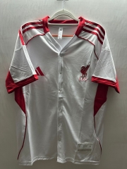 25-26 Liverpool White Thailand Baseball Jersey AAA-0009