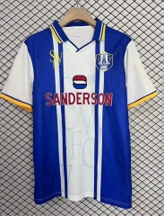 (S-4XL) Retro Version 1997 Sheffield Wednesday Home Blue&White Stripes Thailand Soccer Jersey AAA-2044